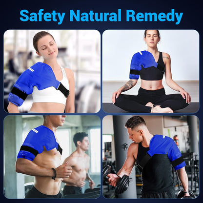 Comfytemp Shoulder Ice Pack, Rotator Cuff Cold Therapy Wrap (Large/X-Large)