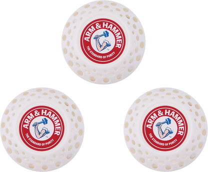 Arm & Hammer OdorBusterz® Odor Eliminator Balls, Clean Burst, 3 Count – Baking Soda Odor Control for Closets, Drawers, Hampers & Small Spaces