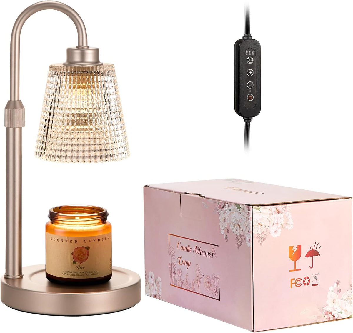 Candle Warmer Lamp with Timer Home Decor Birthday Gifts for Women