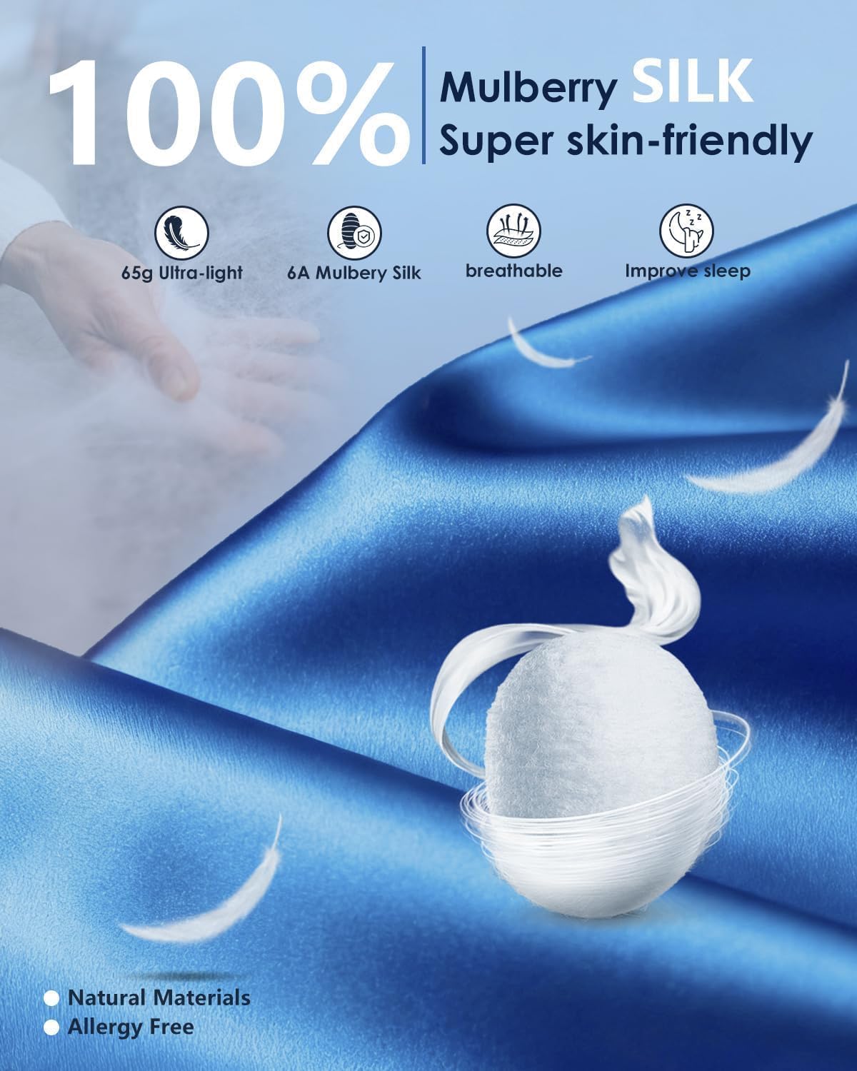 Aurorcness Heated Eye Mask for Dry Eyes – Cordless Warm Eye Compress, 100% Mulberry Silk Sleep Mask with Graphene Heating, 3 Heat Levels and Auto Shut-Off, Rechargeable & Washable