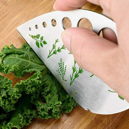 2 PACK Stainless Steel Peeler Vegetable Leaf Stripping Tool LooseLeaf Kale Razor Metal Herb Pealer for Kale, Chard, Collard Greens 9 holes With Tomato Vegetable Lemon Potato Cutter Slicer