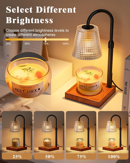 Hong-in Candle Warmer Lamp with Timer, House Warming Gifts New Home Decor