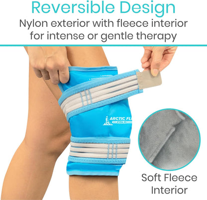 Arctic Flex Vive Knee Ice Pack Wrap with Straps for Cold Compression
