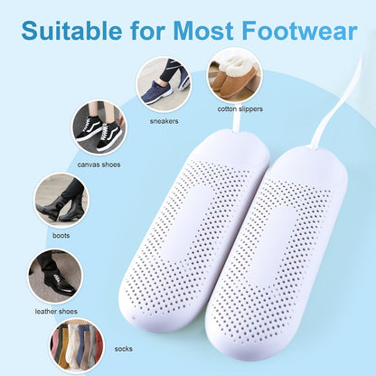 Shoe Dryers,Boot Dryer for Work Boots, Electric Portable Shoe Dryer Warmer with Timer for Sneaker Socks Gloves Drying,US Plug (Style B)