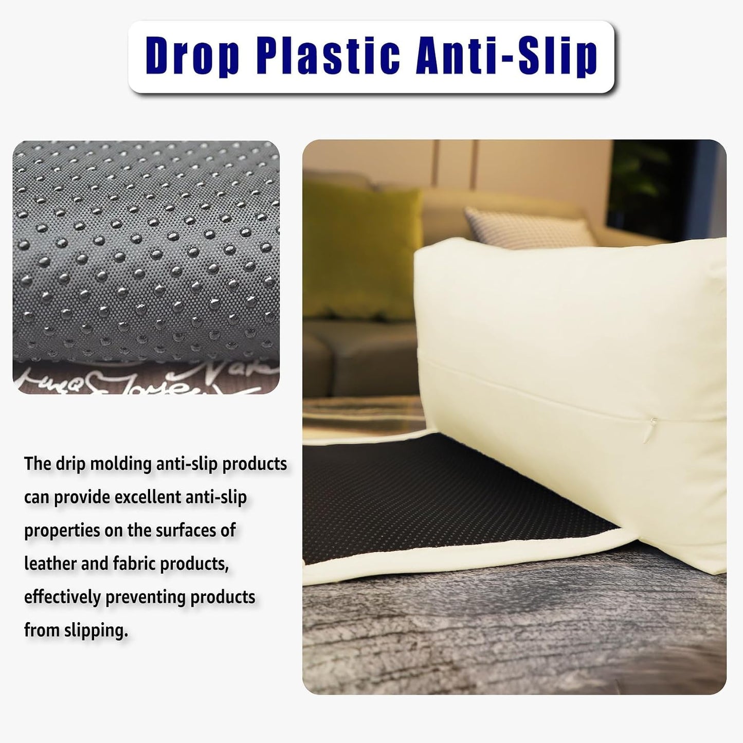 Adjustable Headrest Pillow for Recliners and Armchairs - Non-Slip Velvet Cushion for Neck Support and Pain Relief (Gray)