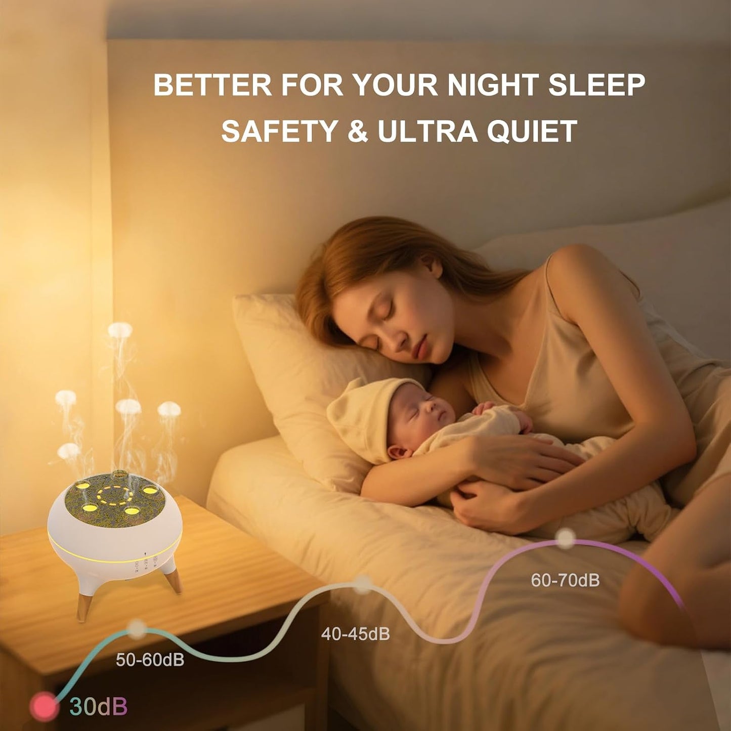 Colorful Flame Fire Diffuser Humidifier, Ultra-Quiet Aroma Essential Oils Aromatherapy Diffusers for Large Room, Bedroom, Office (Timeable, Waterless Auto off-150ml)