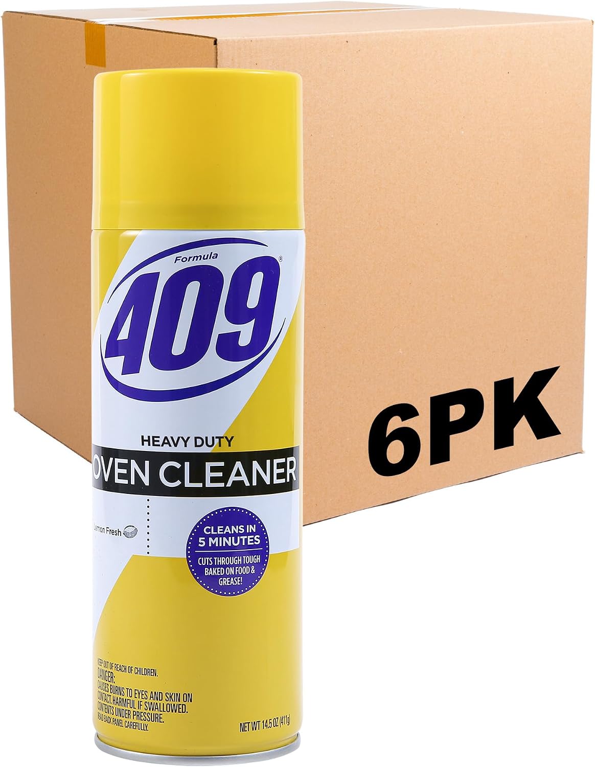Formula 409 Heavy Duty Oven and Grill Cleaner Spray, Lemon Scent, 14.5 Oz