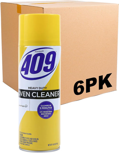Formula 409 Heavy Duty Oven and Grill Cleaner Spray, Lemon Scent, 14.5 Oz