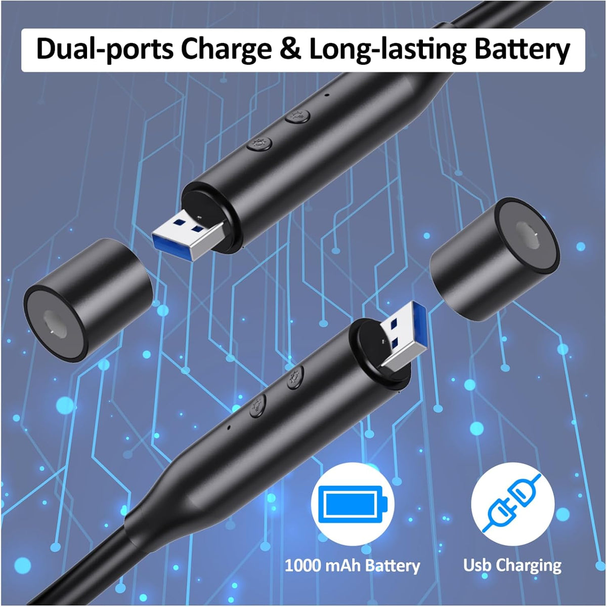 2 Pack Neck Book Lights, 3 Colors & 3 Brightness Levels, Flexible 380° Neck Light Rechargeable, LED Reading Lights for Books in Bed, 80 Hrs Lasting, Perfect for Reading, Knitting, Crafts, Repairs