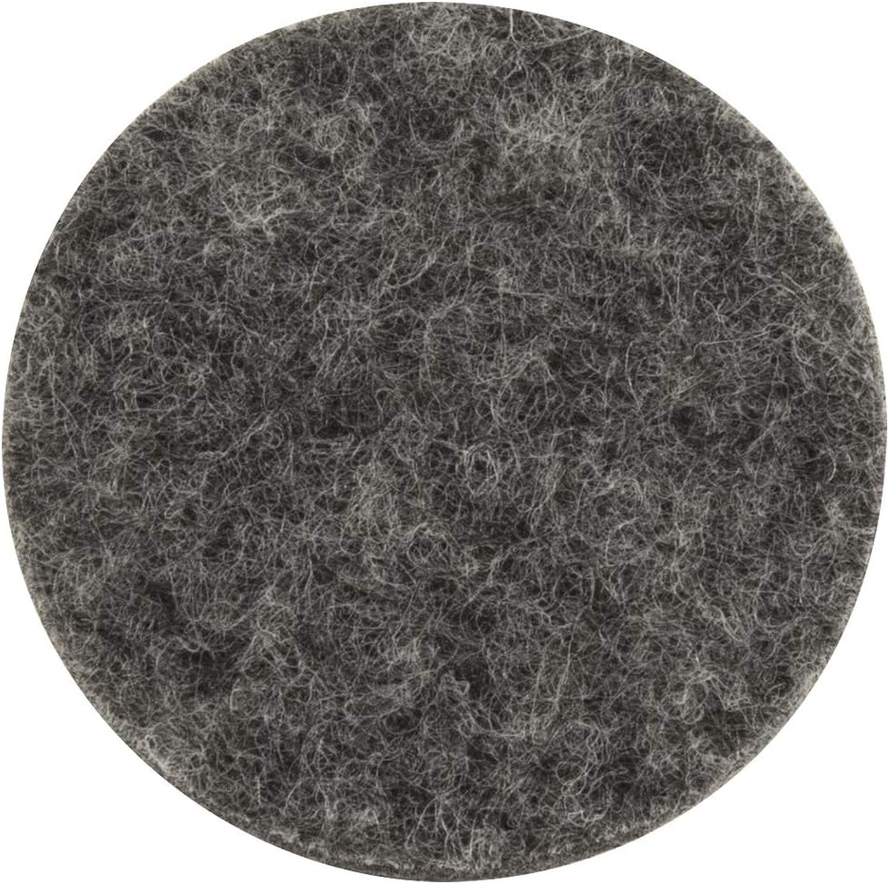SoftTouch 1.5" Round Reusable Felt Furniture Sliders for Hard Surfaces, Noise-Reducing Adhesive Furniture Moving Pads for Beds, Sofas, Dressers, Set of 24, Beige