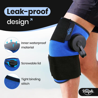 Hilph Refillable Ice Pack for Knee Pain Relief, 2 Hours Long-Lasting Cold