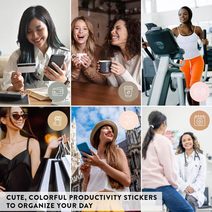Andaz Press Colorful 7 Days of Week Stickers, Day Week Calendar Stickers for Adults Planner Day Dots Food Labels for Food Containers Date Calendar Planner Stickers Week Day Sticker Labels, 480-Pack