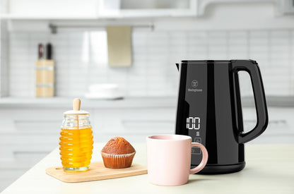 220 volts Kettle -Double Wall-Variable Temperature kettle - Stainless steel interior and cool touch exterior 1.7 LIter 220v 240 volt (NOT FOR USE IN USA)