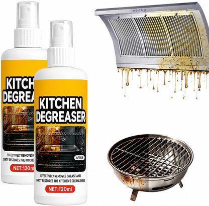 Oven Cleaner, 2026 New Kitchen Degreaser, Spray Grill Cleaner, Heavy Duty Degreaser, Multi-Use for Grills,Oven, Air Fryer, Home & Commercial Kitchen (1pcs, 120ml)