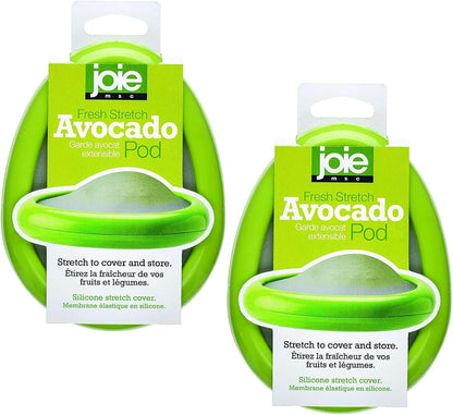 Joie Fresh Stretch Pod Onion Storage Container, Silicone Food Saver, Keeps Leftover Produce Flavorful and Firm in Fridge, Reusable Kitchen Gadget, Dishwasher Safe, BPA-Free