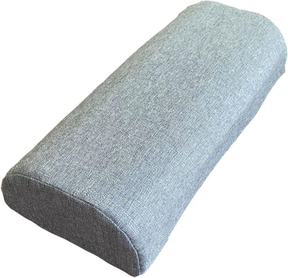 Knee Pillow Half Moon for Back Sleeping, Knee Wedge Pillow for Back Pain,Body Pillow Leg Pillow for Side Sleeping, Knee Bolster Pillow for Legs Support, Half Moon(17,45x18x10cm/18x7x4in)