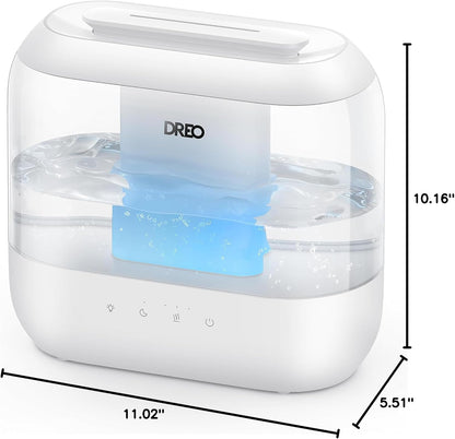 DREO 4L Humidifiers for Bedroom, 36H Runtime, 28 dB Quiet, HM311