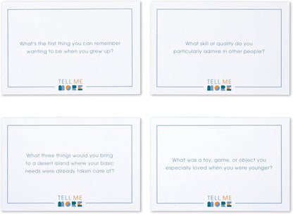 Tell Me More: A Conversation Starter Game of Questions to Deepen Connection