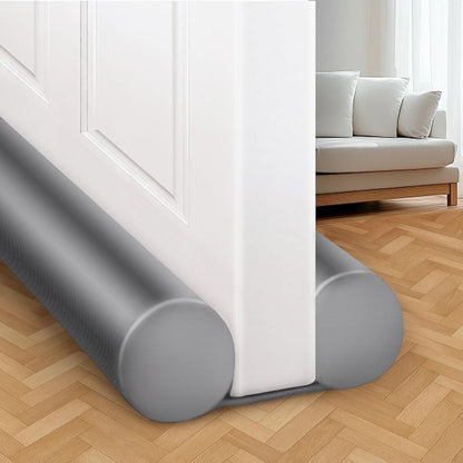 MAXTID Large Door Draft Stopper 30 Inch for Small Bedroom, Fits 1.7" Gaps | Small Size Bedroom Door, Fits 0.5 to 1.7" Gaps, White Under Door Draft Blocker, Seal Gap, Draft Guard for Bottom of Doors