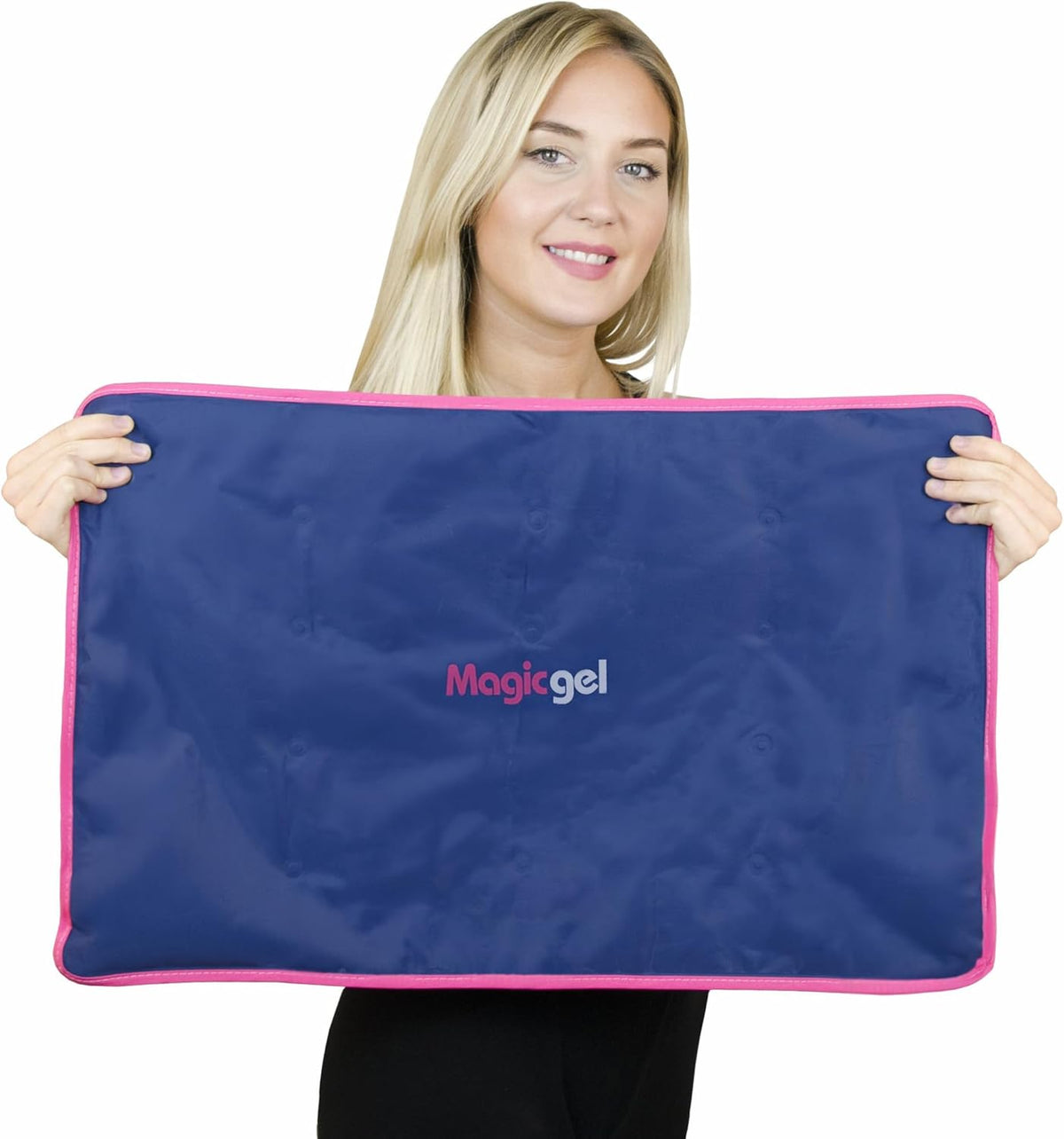 Extra Large & Reusable Ice Pack (15 x 23.5 inches, XL) for Maximum Back and Full Body Pain Relief from Injuries, Swelling, Bruises, Sprains | Ice Blanket for Sleeping & Physical Therapy | By Magic Gel