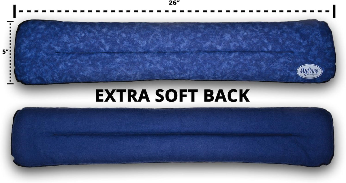 Microwavable Neck Heating pad for Pain Relief – MyCare Neck Warmer Heat Wrap for Sore Muscles, Arthritis, and Cramps – Therapeutic, Natural Relief