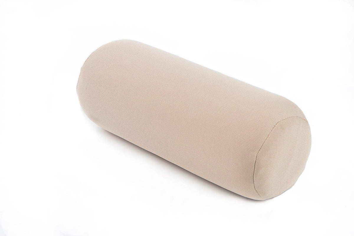 ALIBO Memory Foam Chairs Recliner Car Neck Pillow with Adjustable Strap Soft Auto Cervical Round Roll Bolster Headrest Supports Cushion Pad Black 1 Piece