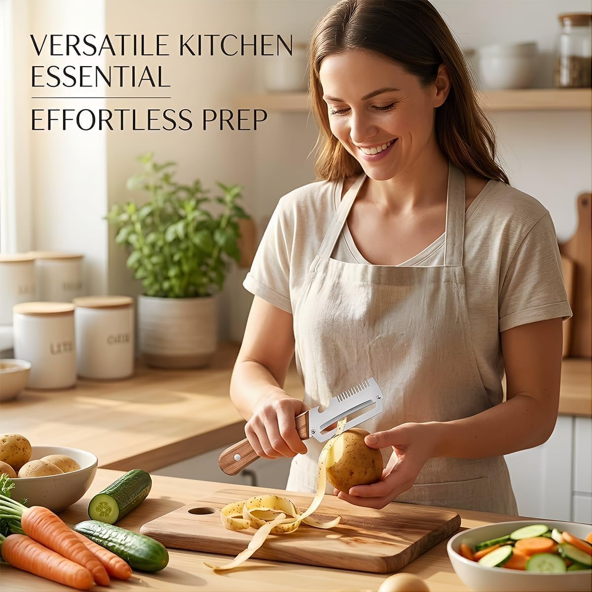 2 Pack Vegetable Peeler, Multifunctional Vegetable Peeler, 3-in-1 Peelers For Kitchen with Bottle Opener, Sharp Stainless Steel Swivel Blade For Vegetables or Fruits that Need to Be Peeled