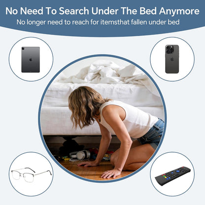HOMBYS T-Shaped Bed Gap Filler Between Mattress and Headboard, 60'' One-Piece Connected Foam Wedge Pillow, Fits 2.3-4 Inch Bed Gaps, Prevents Pillows, Toys & Remotes from Falling, Soft Washable Cover