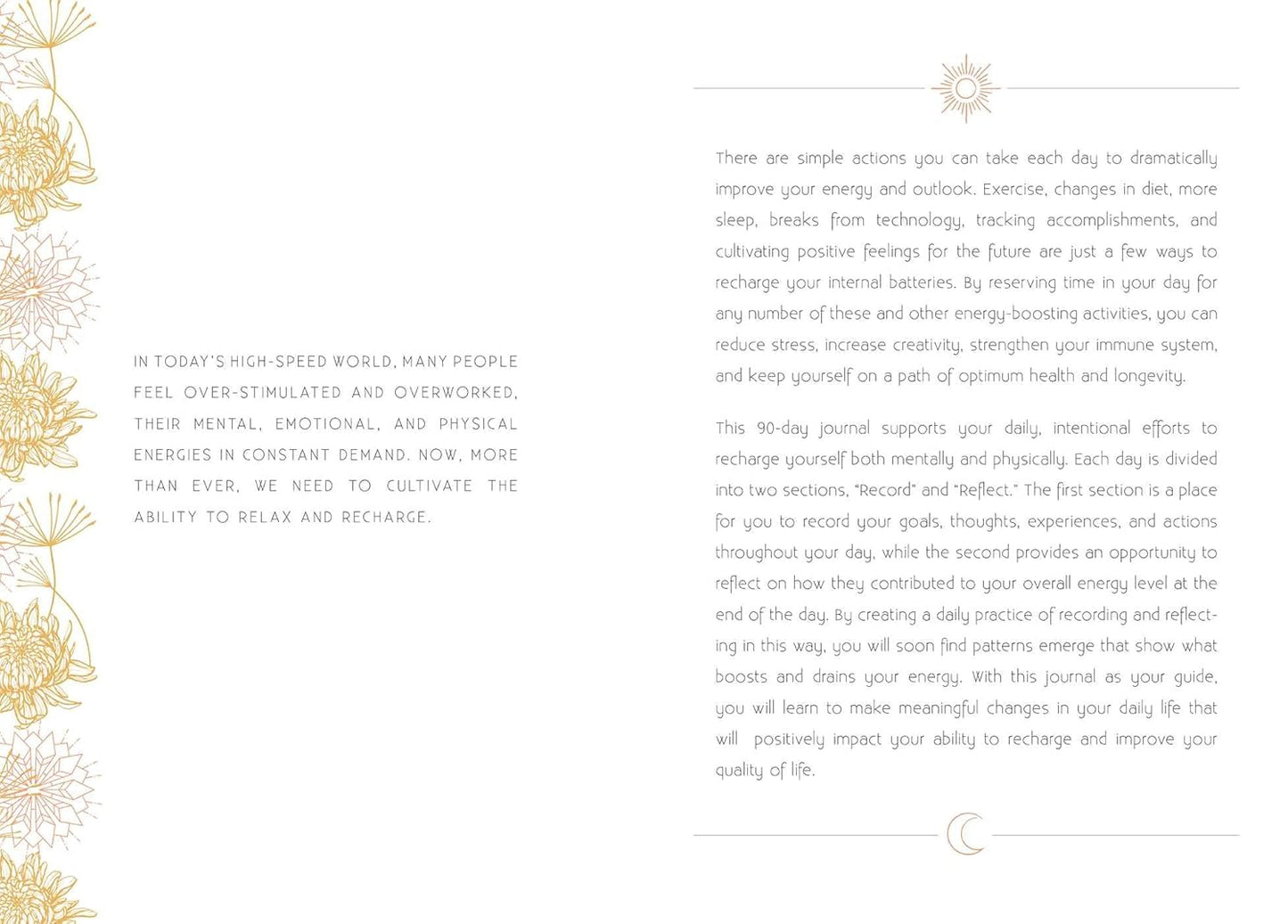 Recharge: A Day and Night Reflection Journal (Inner World)