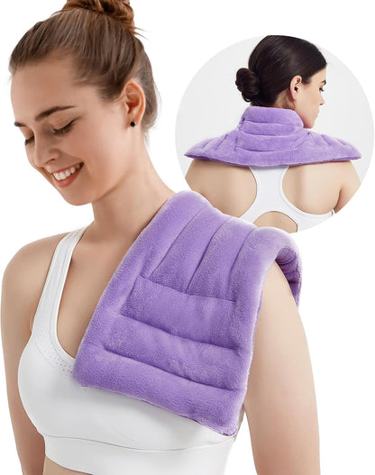 Microwave Heating Pad for Pain Relief, 8 x 18 Grey