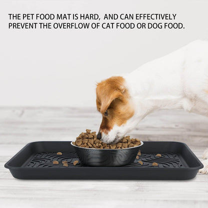 Boot Tray for Entryway Indoor, Heavy Duty Shoe Mat 2 Packs, 16.8"x12.8" Waterproof Shoe Tray with Raised Edge, Outdoor Multi-Purpose Tray for Boots, Garden, Pets (Grey)