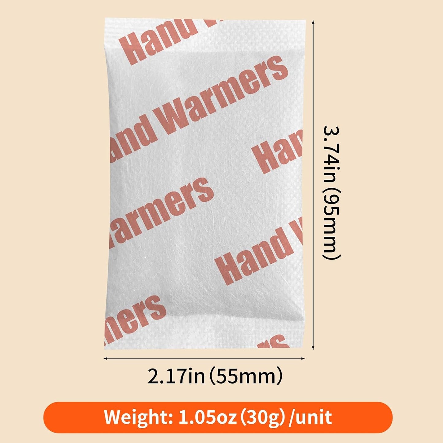 Hand Warmers Disposable - Up to 15 Hours of Heat - 10/50/100/200 Pack Super Long Lasting Air Activated Warmers, All Natural, Portable for Body, Hands & Toes - Odorless Hot Warmer Heater for Outdoor