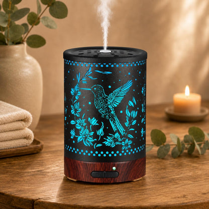Tree Essential Oils Diffuser for Home 150ML Aromatherapy Diffuser | Birthday Gifts for Women mom,Metal Cool Mist Humidifier with 7 Colors Lights Waterless Auto Off Air Diffusers