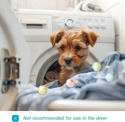 Blulu 18 Pieces Pet Hair Remover for Laundry, Classic Color | Reusable Washing Machine Hair Catcher Pet Dog Cat Fur Catcher Lint Remover from Laundry