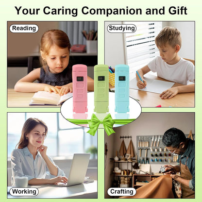 Rechargeable Book Light, Clip-On LED Reading Light, Eye-Caring