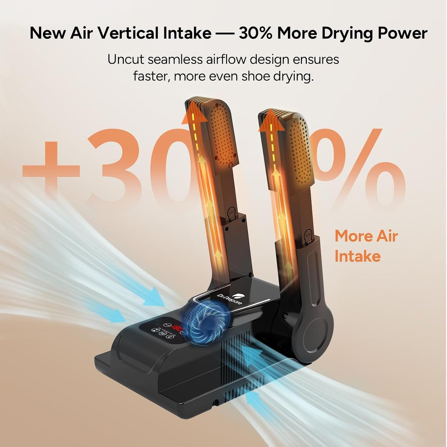 DR.PREPARE Boot Dryer Shoe Dryer, Glove & Boot Warmer with Heat Blower, Adjustable Rack & Timer for Shoes, Gloves, Hat, Socks