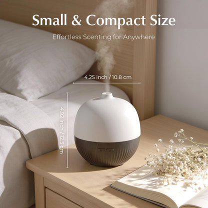 ARVIDSSON Essential Oil Diffuser, 100ml Small Aromatherapy Diffuser with Mood Light, Ultrasonic Oil Diffusers for Home, Mini Diffuser for Essential Oils, Gift for Women
