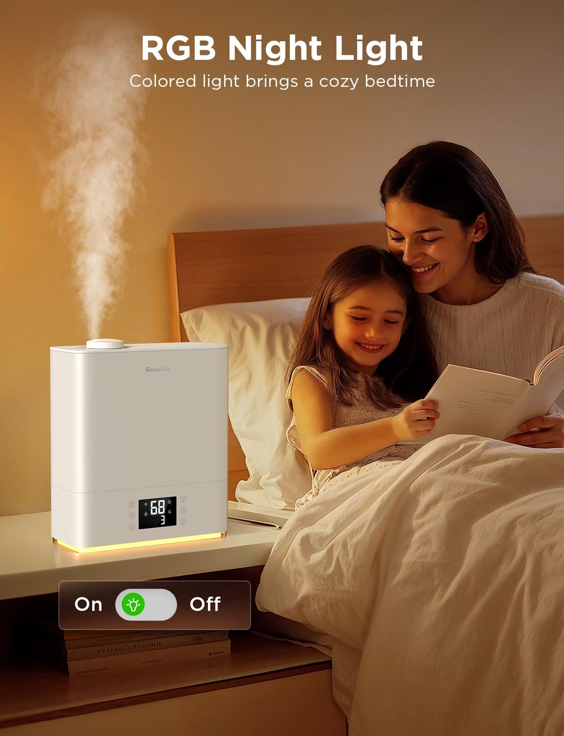 GoveeLife Smart Humidifiers for Bedroom Large Room, 6L Top Fill Humidifier