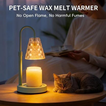 Candle Warmer Lamp with Timer Dimmable, Wax Melt Warmer, Black