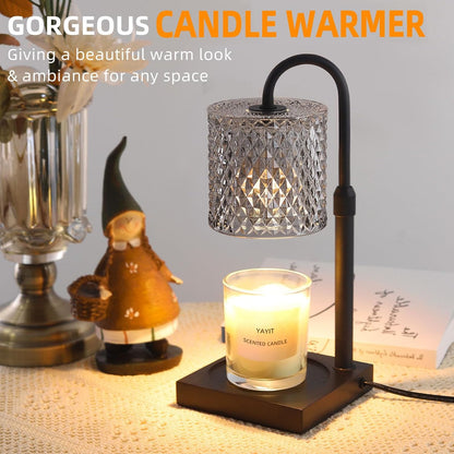 Candle Warmer Lamp with Timer Dimmer, Home Decor for Women Birthday