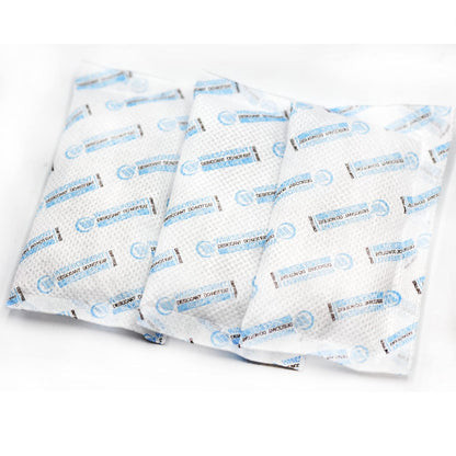 Wisesorb 500g x 2pcs Rechargeable Desiccant Packs, Reusable Car Dehumidifier, Microwave Reactivated Silica Gel Packets Moisture Absorber with Color Indicating for Safe Closet Basement Garage