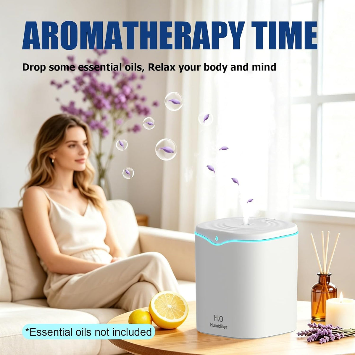 Humidifiers for Bedroom, 2.0L Cool Mist Humidifier for Plants & Home