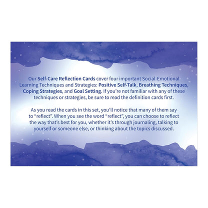 Really Good Stuff Self Care Reflection Cards-Mindful Thinking | Ages 11+, Grades 6+, Positive Affirmations, Meditation Techniques to Manage Emotions & Feelings for Kids & Adults