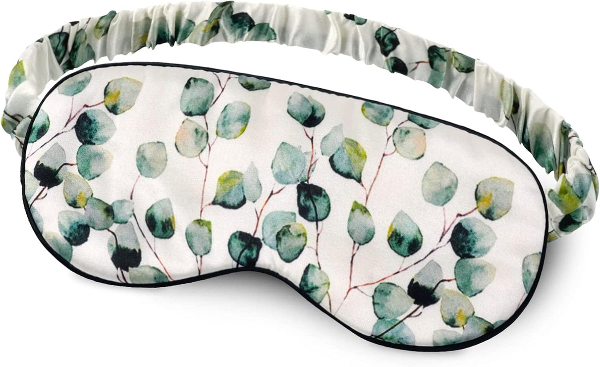 OLESILK 100% Mulberry Silk Sleep Mask for Women - Zero-Pressure Blackout