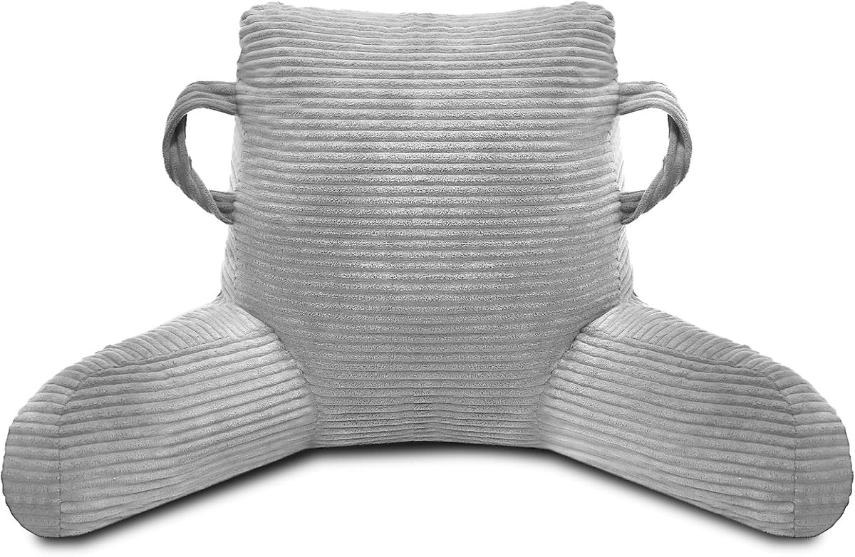 Reading Pillow for Sitting in Bed Adult, Memory Foam, Pockets
