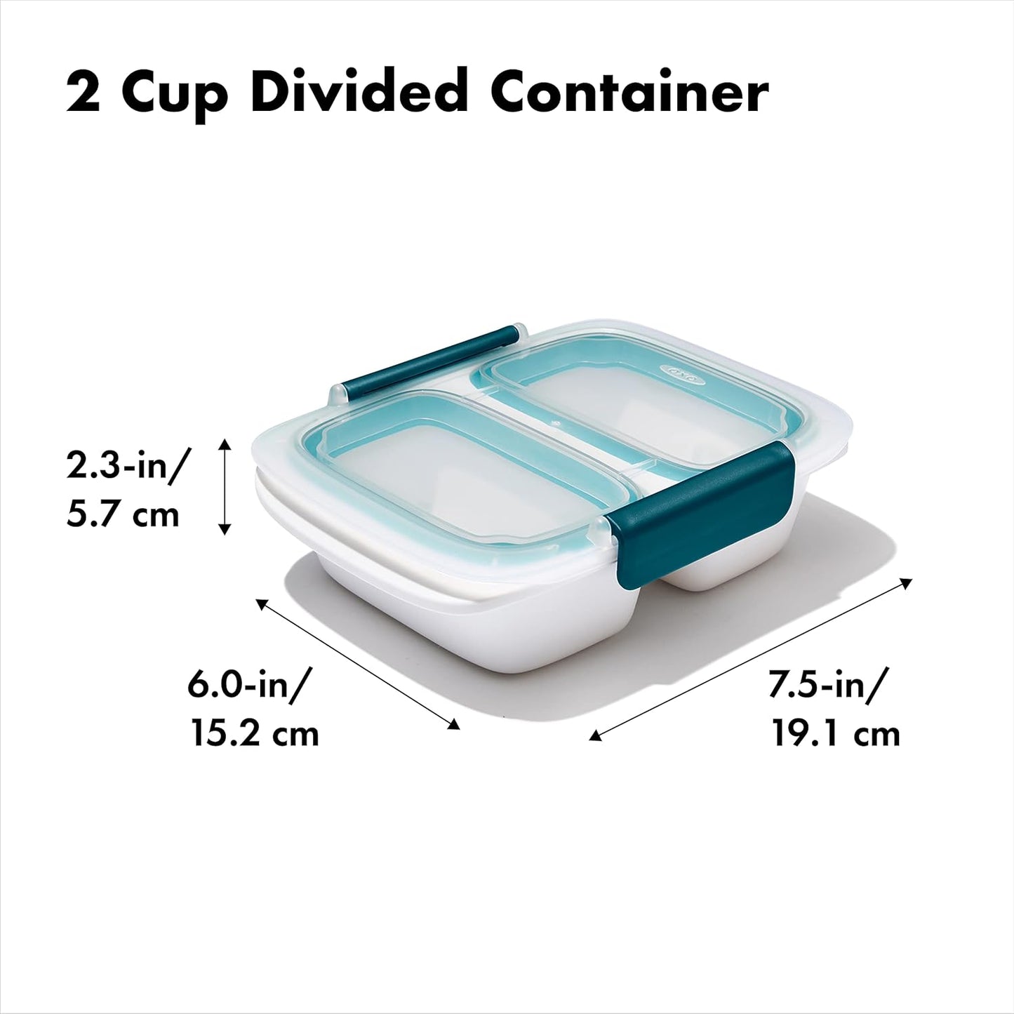 OXO Good Grips Prep and Go Container With Colander - Ocean Blue