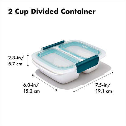 OXO Good Grips Prep and Go Container With Colander - Ocean Blue