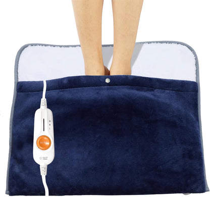 Gintao Electric Heated Foot Warmers for Feet,22"×20" Soft Foot Heating Pad