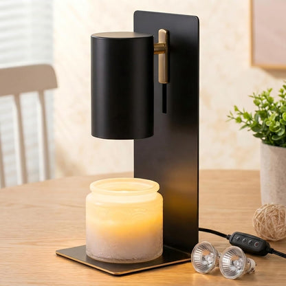 MOAFINA White Candle Warmer Lamp with Timer,Height Adjustable Dimmable