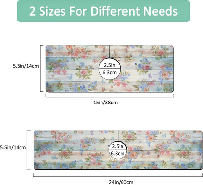 Kitchen Sink Splash Guard Faucet Mat 24" X 5.5" Tropical Leavesl Absorbent Fast Drying Mat Faucet Draining Mat Sink Splash Guard Behind Faucet Drip Catcher for Kitchen Bathroom